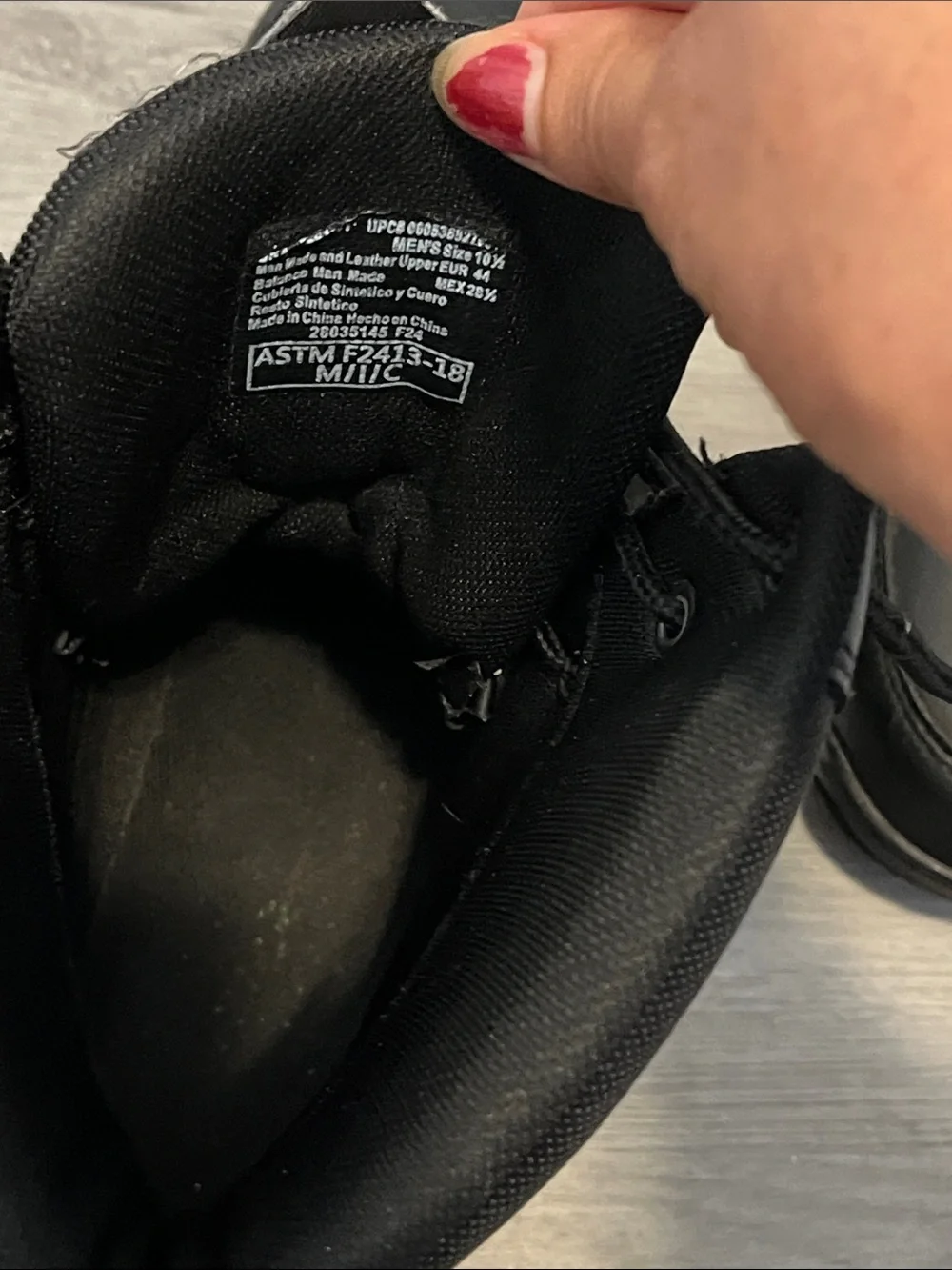 5.11 Tactical Black Interceptor Tactical Boots - Lace-Up Duty Style